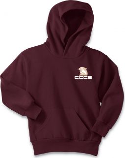 Port & Company - Youth & Adult Core Fleece Pullover Hooded Sweatshirt, Maroon